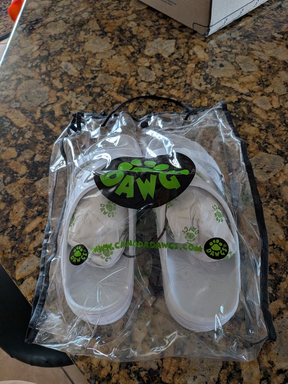 Kids White Slip-On Sandals